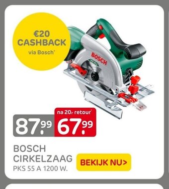 Praxis BOSCH CIRKELZAAG aanbieding