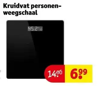 Kruidvat Kruidvat personenweegschaal aanbieding