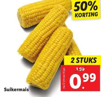 Lidl Suikermais aanbieding