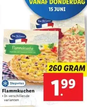 Lidl Flammkuchen aanbieding