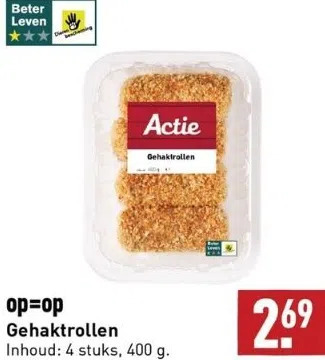 ALDI Gehaktrollen aanbieding