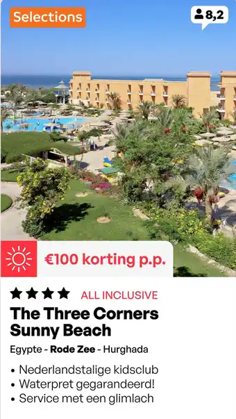 Sunweb The three corners sunny beach aanbieding