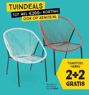 Xenos Tuinstoel hawaii aanbieding