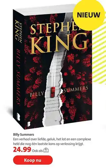 Bruna Billy Summers - Stephen King aanbieding