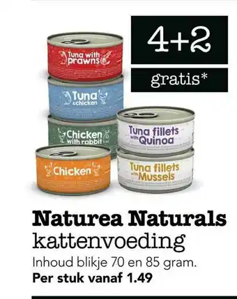 Dierspecialist Naturea Naturals Kattenvoeding aanbieding