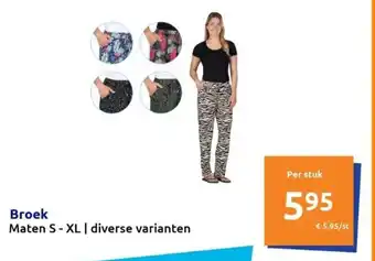 Action Broek Maten S-XL | aanbieding