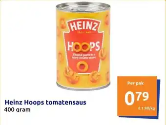 Action Heinz Hoops tomatensaus 400 gram aanbieding