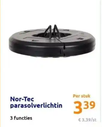 Action Nor-Tec parasolverlichtin aanbieding