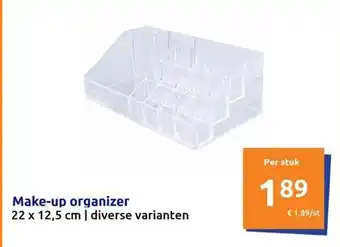 Action Make-up organizer 22 x 12,5 cm aanbieding