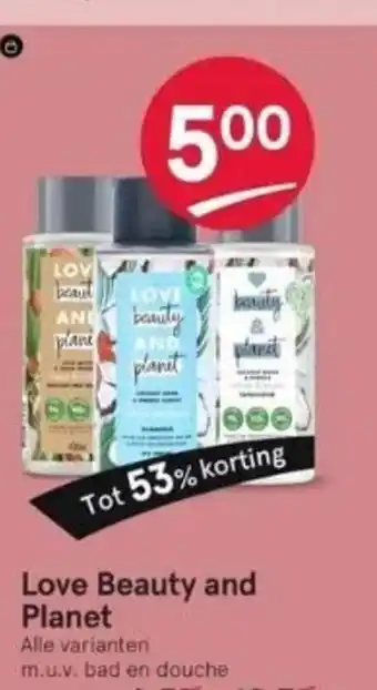 Etos Love Beauty and Planet aanbieding