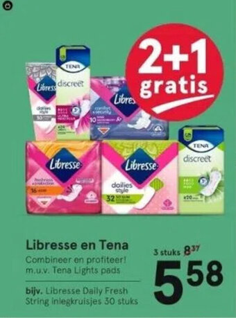 Etos Libresse Daily Fresh String inlegkruisjes aanbieding