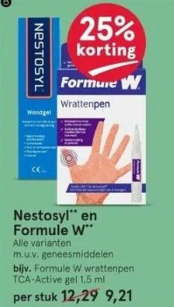 Etos Formule W wrattenpen TCA-Active gel 1,5 ml aanbieding