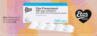 Etos Etos Paracetamol 500 mg, aanbieding