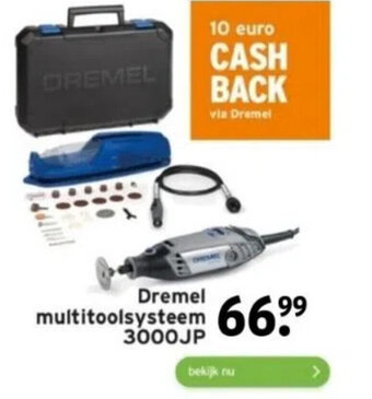 GAMMA Dremel multitoolsysteem 3000JP aanbieding