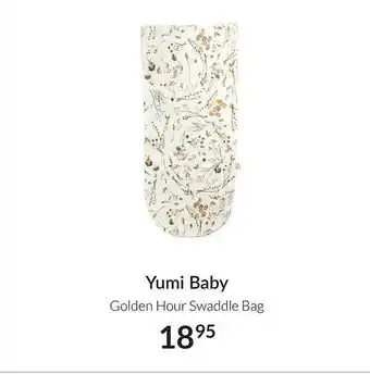 Babypark Yumi Baby Golden Hour Swaddle Bag aanbieding