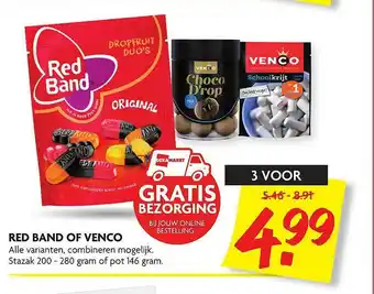 Dekamarkt Red Band Of Venco aanbieding