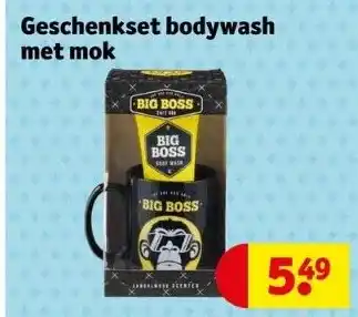 Kruidvat Geschenkset bodywash met mok aanbieding