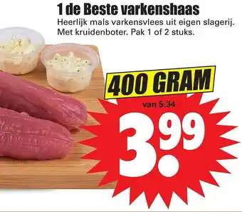 Dirk 1 De Beste Varkenshaas 400 gram aanbieding