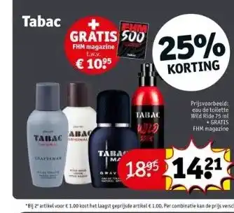 Kruidvat Tabac aanbieding