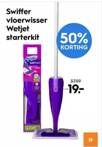 Blokker Swiffer vloerwisser Wetjet starterkit aanbieding