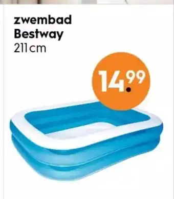 Blokker zwembad Bestway 211 cm aanbieding