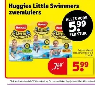 Kruidvat Huggies little swimmers zwemluiers aanbieding