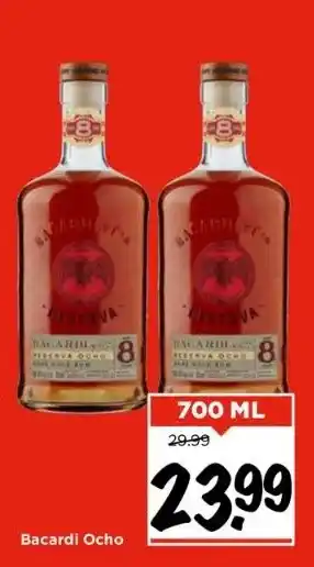 Vomar Voordeelmarkt Bacardi ocho aanbieding