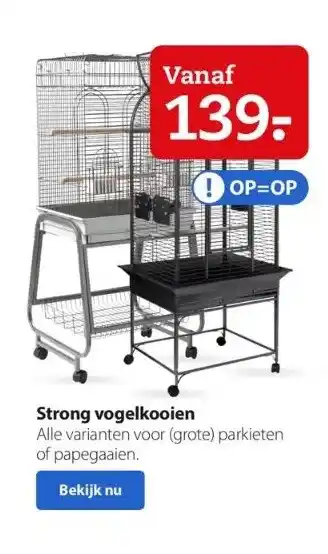 Boerenbond Strong vogelkooien aanbieding