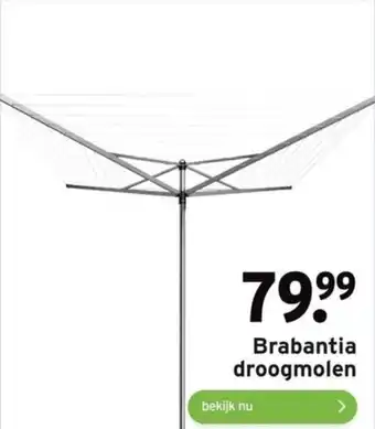 GAMMA Brabantia droogmolen aanbieding