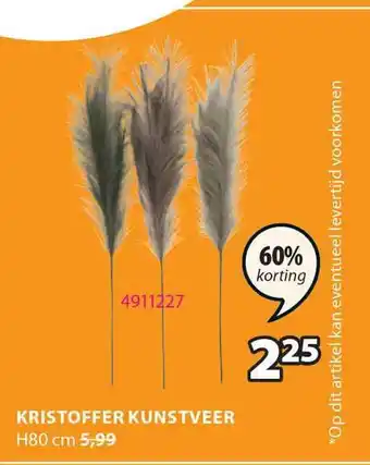 Jysk Kristoffer Kunstveer H80 Cm 60% Korting aanbieding