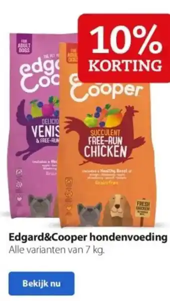 Pets Place Edgard&Cooper hondenvoeding aanbieding