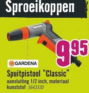 Hornbach Gardena Spuitpistool Classic aanbieding