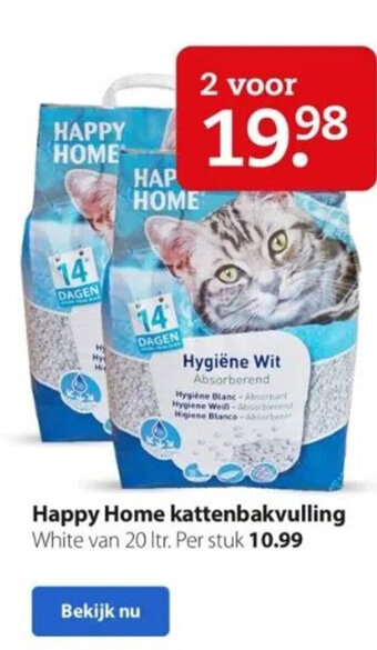Pets Place Happy Home kattenbakvulling aanbieding