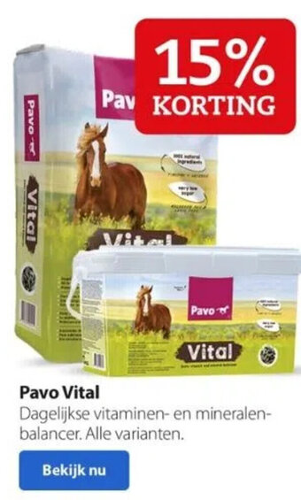 Pets Place Pavo Vital aanbieding