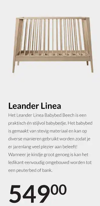 Babypark Leander Linea aanbieding