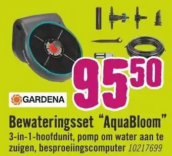 Hornbach Gardena Bewateringsset AquaBloom aanbieding