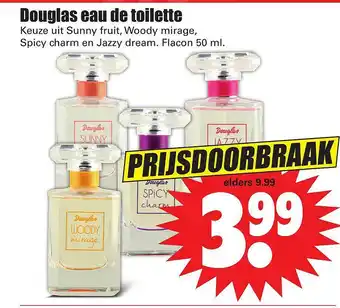 Dirk Douglas Eau De Toilette : Sunny Fruit, Woody Mirage, Spicy Charm En Jazzy Dream aanbieding