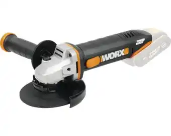 Hornbach Worx accu haakse slijper wx803.9 (zonder accu) aanbieding