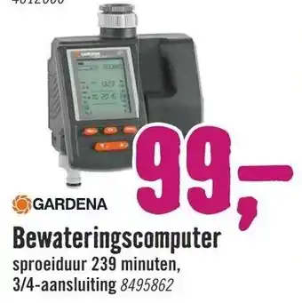 Hornbach Gardena Bewateringscomputer aanbieding