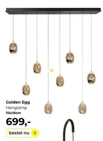 Lampidee Golden egg aanbieding