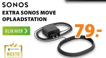 Expert Sonos Extra Sonos Move oplaadstation aanbieding