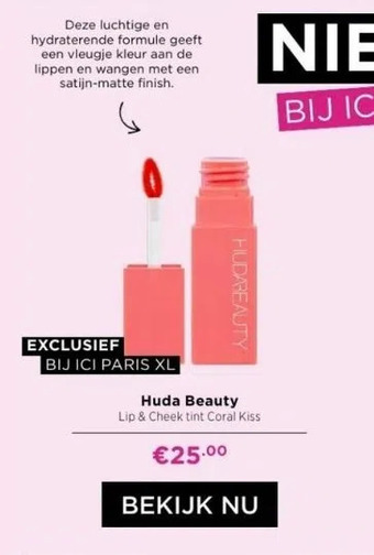 ICI Paris XL Huda beauty aanbieding