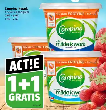 Poiesz Campina kwark aanbieding