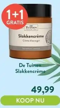 Holland & Barrett Slakkencrème aanbieding