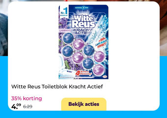 Plein.nl Witte Reus Toiletblok Kracht Actief aanbieding
