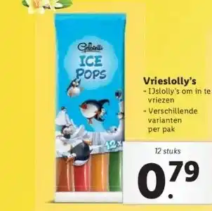 Lidl Vrieslolly's aanbieding