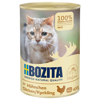 Zooplus Bozita 6 x 410 g nat kattenvoer - kip aanbieding