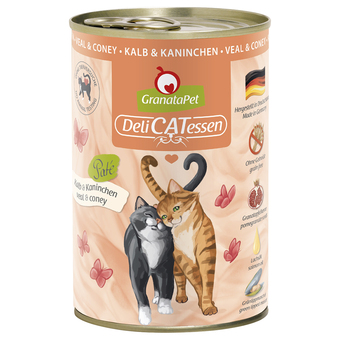 Zooplus Granatapet delicatessen 6 x 400 g kattenvoer - kalf & konijn aanbieding