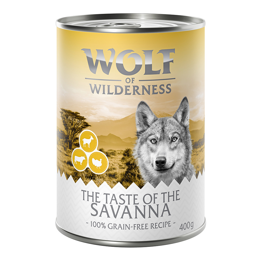 6x400g the taste of the taste of the savanna wolf