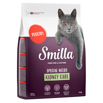Zooplus Dubbelpak: smilla kattenvoer 2 x 4 kg - adult kidney care aanbieding